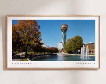 Knoxville Tennessee Frame TV Art, foto del paesaggio urbano (download digitale)