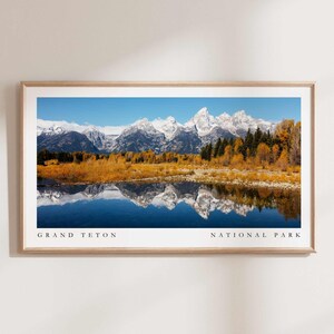 Grand Teton National Park Frame TV Art, Grand Teton Photography, Samsung TV Art, National Park Decor, Travel Tv Art, Grand Teton Tv Art