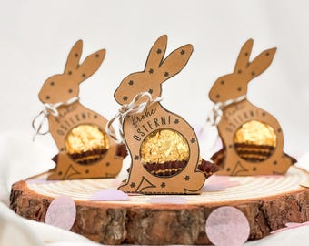 Osterhase Verpackung DIY | Ostern Vorlage | Schoko Geschenk | D34