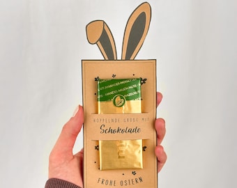 Merci Schokolade DIY Verpackung | Ostern Vorlagen | Geschenk | D26