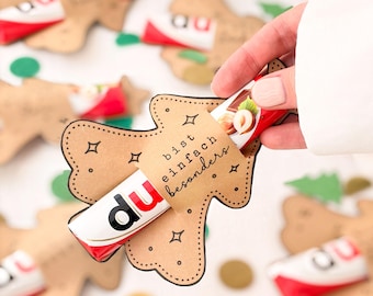 Weihnachtsbaum für Duplo: Druckvorlage PDF | Kleine Geschenkidee zu Weihnachten | D48