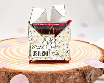 Ritter Sport DIY Verpackung | Ostern Vorlagen | Geschenk | D30