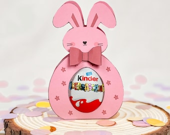 Ostern Vorlage | Osterhase Kinder Überraschung Verpackung DIY | Schoko Geschenk | D24