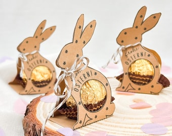 Osterhase Verpackung DIY | Ostern Vorlage | Schoko Geschenk | D34