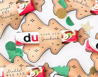 Weihnachtsbaum für Duplo: Druckvorlage PDF | Kleine Geschenkidee zu Weihnachten | D48