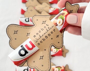 Weihnachtsbaum für Duplo: Druckvorlage PDF | Kleine Geschenkidee zu Weihnachten | D48