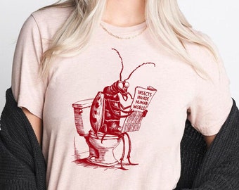 Insect Shirt Funny Beetle Shirt For Boys Bug Shirt Weird Stuff Ecology Shirt Gift Shirts That Go Hard Trending Now Cool Meme Shirts