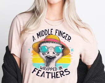 Funny Ostrich Meme Shirt Cute Ostrich Lover Tee Humorous Animal T-Shirt for Ostrich Enthusiasts Unique Ostrich Gift for Bird Lovers y2k tee