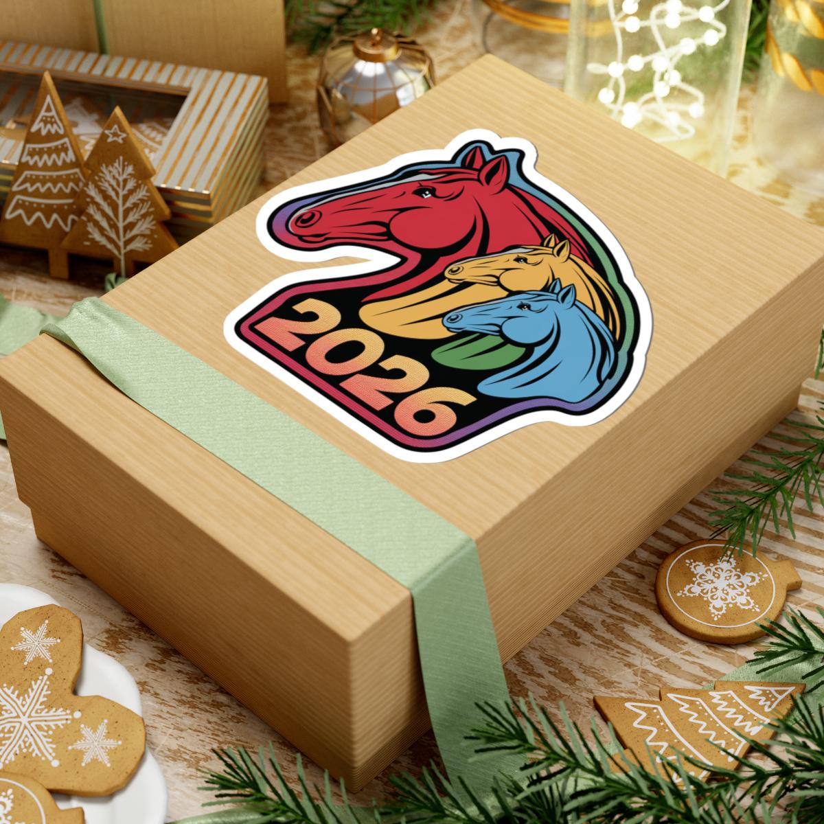 Year of the Horse 2026 Sticker Gift for Chinese Zodiac Collector ...