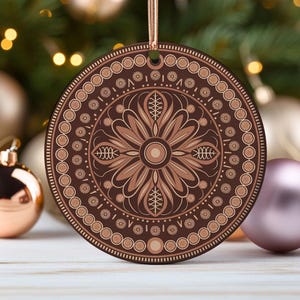 Lithuania Ornament Baltic Folk Art Christmas Decoration Traditional Pattern Gift for Lithuanian Heritage Lover Ethnic Souvenir Keepsake