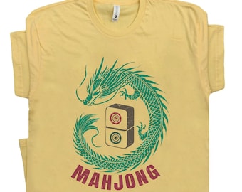 Asian Heritage Mahjong Shirt Unisex Jersey Short Sleeve Tee Chinese Culture Gift Lucky Tile Design T-Shirt Matching Tee Traditional Games