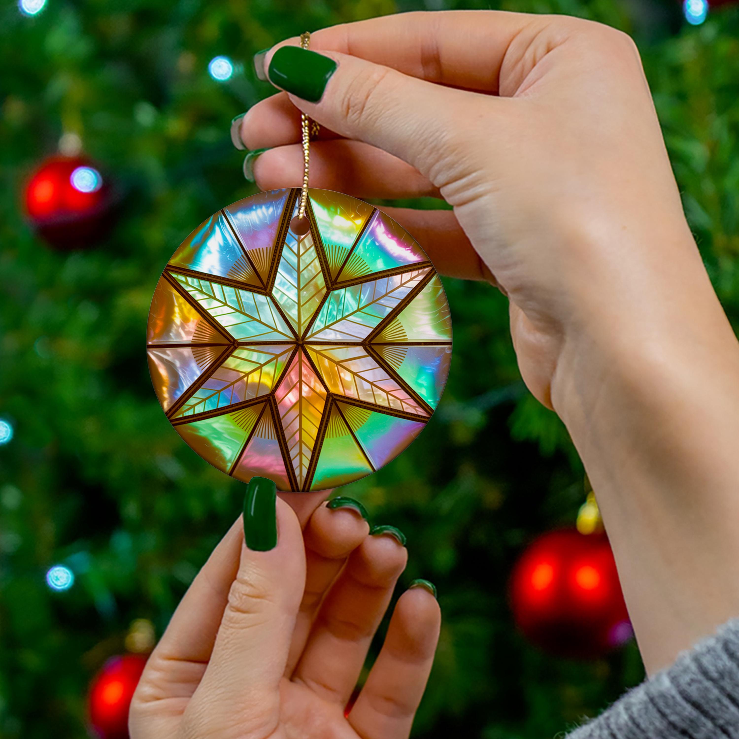 Filipino Parol Ornament Capiz Style Star Christmas Decor Gift for Pinoy ...