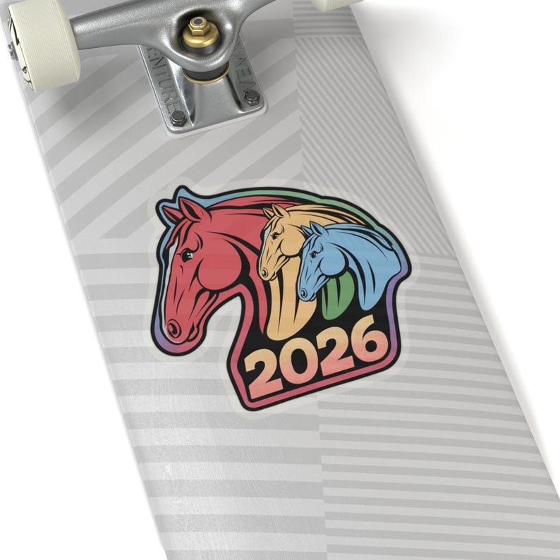 Year of the Horse 2026 Sticker Gift for Chinese Zodiac Collector ...
