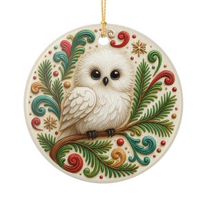 Birdwatcher Ornament Cute Bird Christmas Tree Decor Gift for Bird Lovers and Garden Enthusiasts Perfect for Nature Lovers [NOT 3D - FLAT] image 10