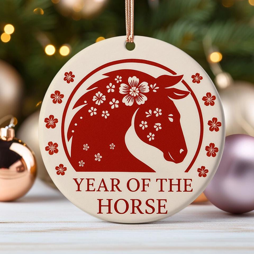 Paardenbeeldjes Woondecoratie,2026 Hars Chinees Tafeldecoratie | Dieren