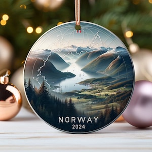 Norway Ornament Scandinavian Xmas Gift Norway Christmas Rosemaling Swedish Christmas Norwegian Giftsfor Nordic Christmas Norwegian Gift