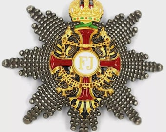オーストリア - フランツ・ヨーゼフ勲章銀十字勲章（冠付） - Etsy 日本