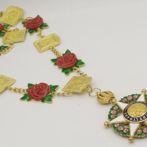 Grand COLLIER de l&#39;ORDRE impérial de la ROSE