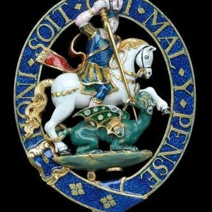 Insigne parfait de l&#39;ORDRE DES MOUTARDES - Royaume-Uni