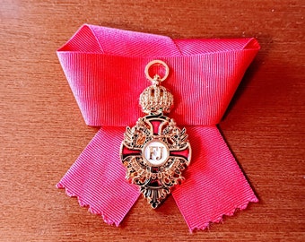 オーストリア - フランツ・ヨーゼフ勲章銀十字勲章（冠付） - Etsy 日本