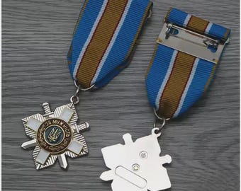 MEDALLA AL CORAJE por CHERNÓBIL - Ucrania