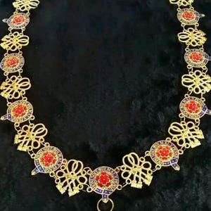 Grand COLLIER de l&#39;Ordre de la Jarretière - Royaume-Uni