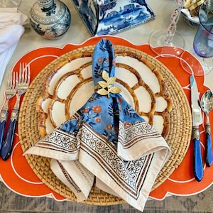 Natural Rattan Charger | Classic Tableware for Elegant Dining | Handwoven Rattan Table Setting | Timeless Table Placemat Decor