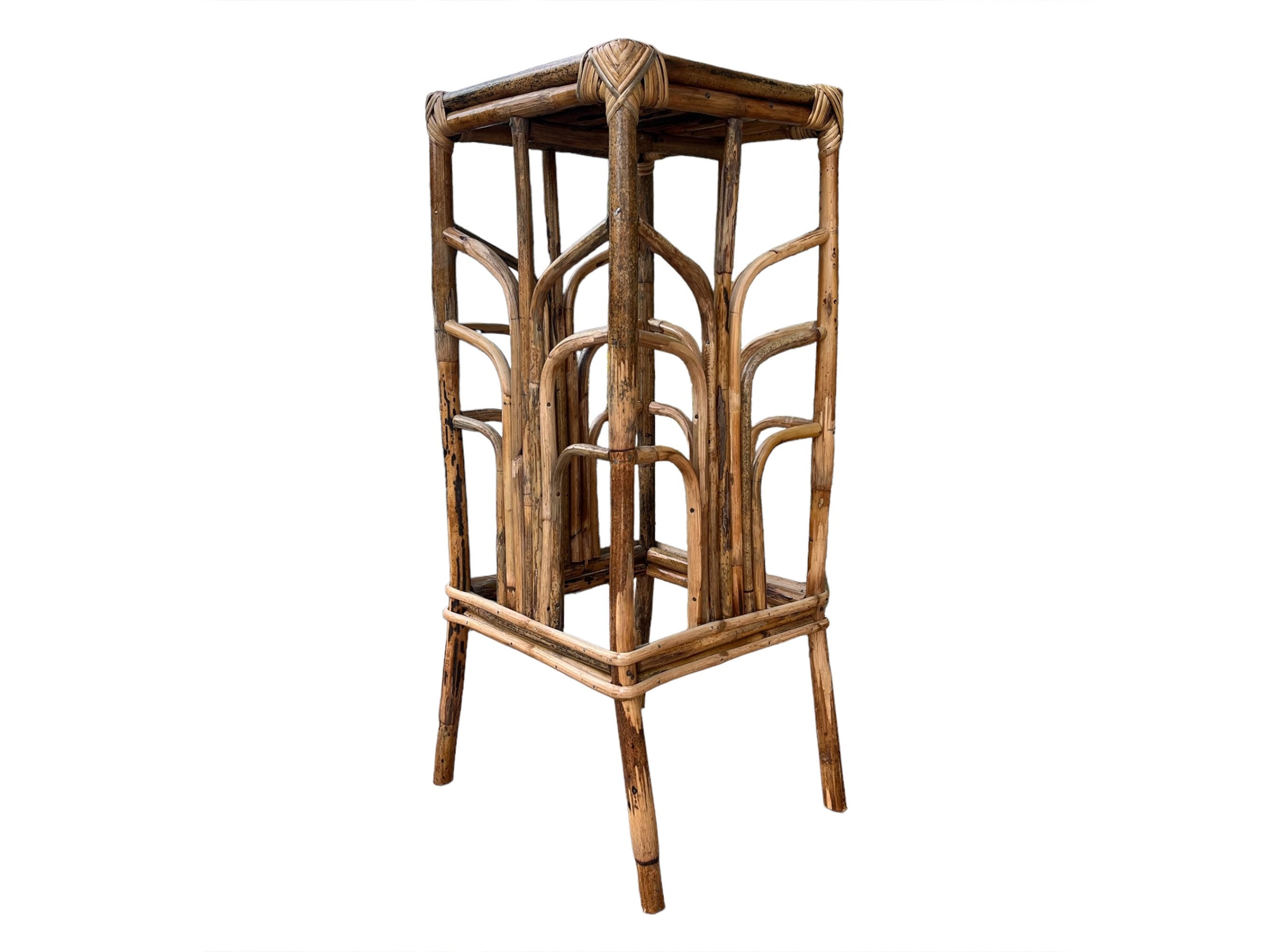 Rattan Plant Stand Etsy