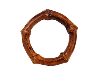 Faux Bamboo Napkin Rings | Tropical Napkin Decor