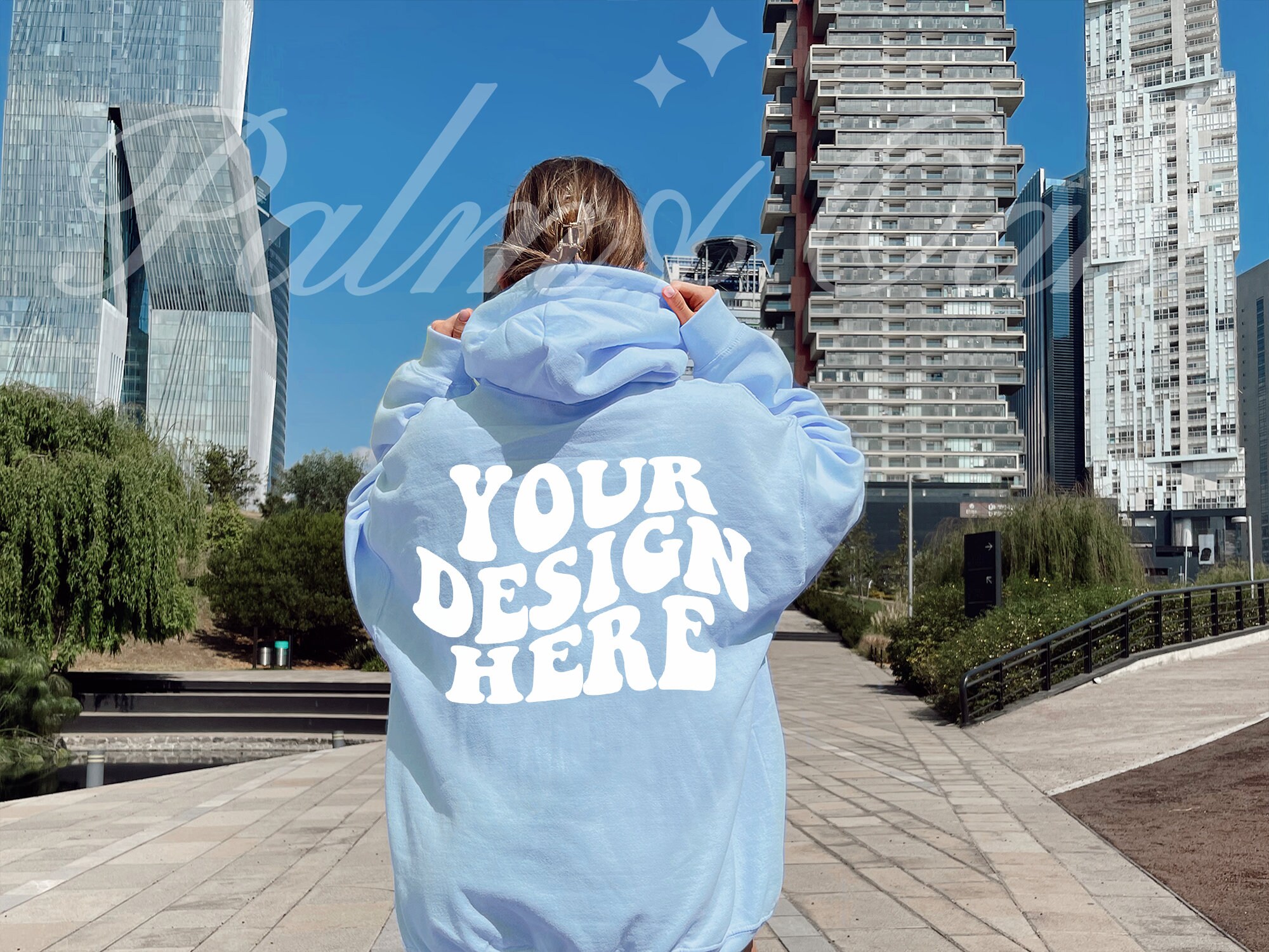 Baby blue hoodies sale