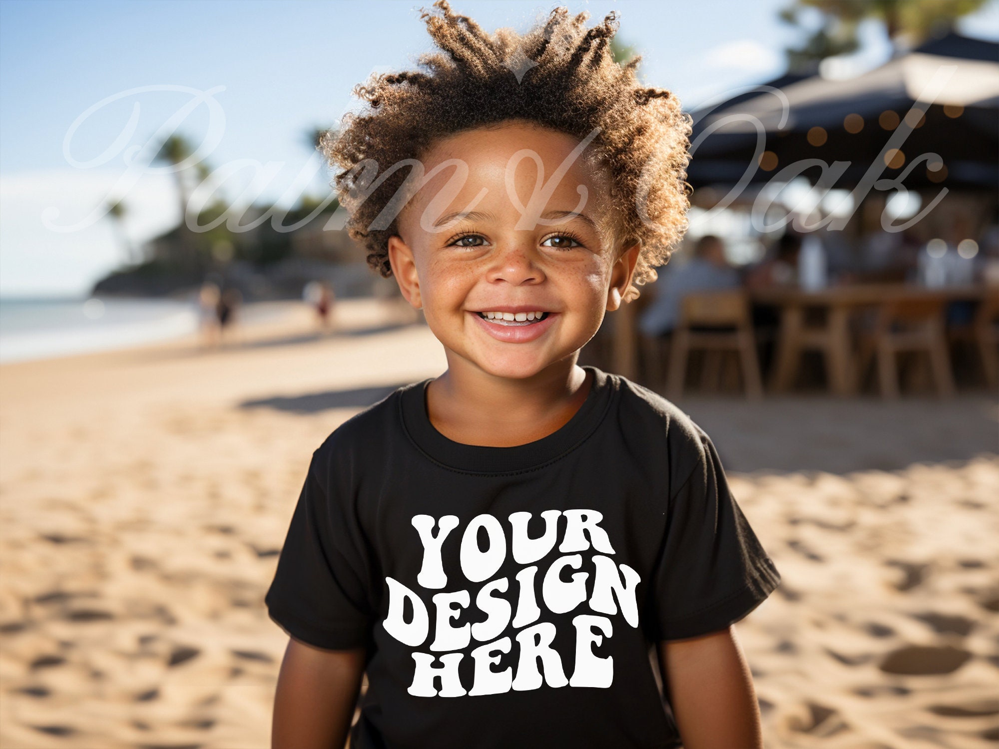 Kids Black Tshirt Mockup 3001T Mockup Child Model Tshirt Etsy