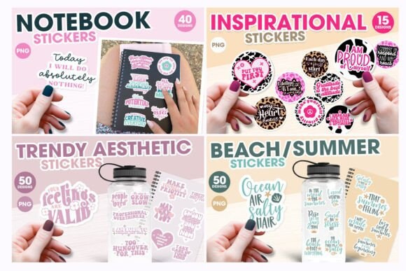 500+ Sticker PNG Bundle - Etsy