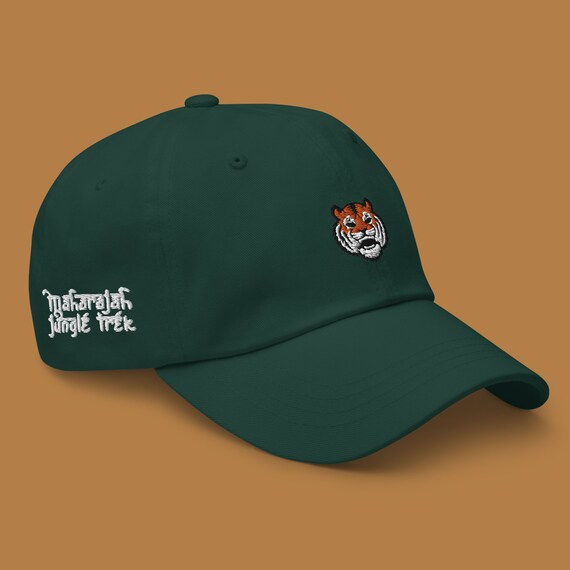 Maharajah Jungle Trek Tiger Embroidered Dad Hat Hidden Mickey Animal  Kingdom Subtle Disney Cap