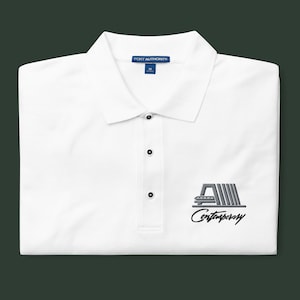 Contemporary Resort Embroidered Polo - Relaxed Fit | Disney Vacation Club Member Shirt | Subtle Disney Apparel