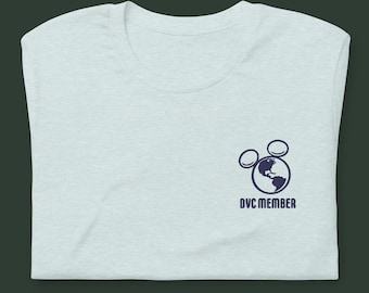Disney Vacation Club Member Embroidered Tee | DVC Member Shirt | Subtle Disney Apparel