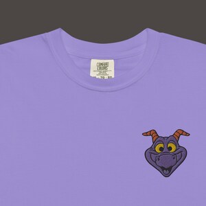 Embroidered Figment Comfort Colors Tee | Journey Into Imagination EPCOT Shirt