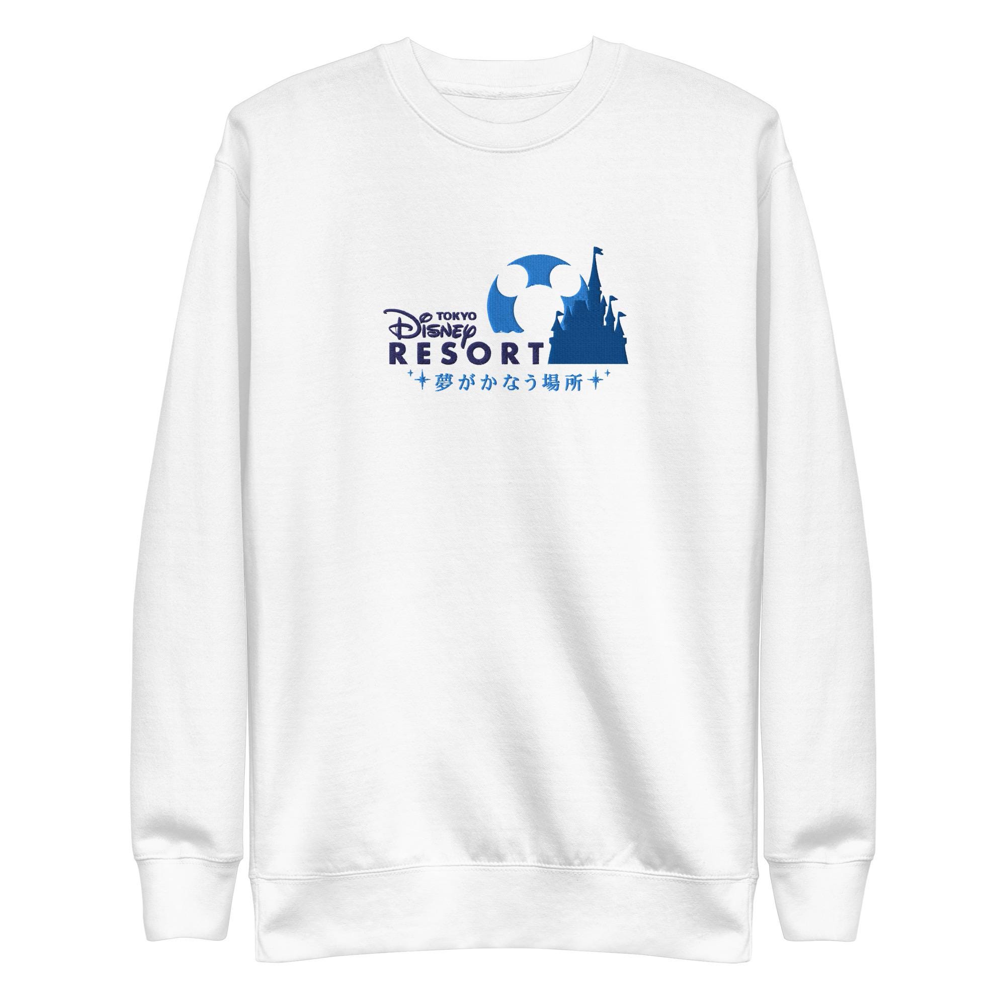 Tokyo Disney Resort Embroidered Crewneck Sweatshirt - Etsy