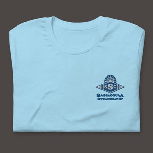 Sassagoula Steamboat Company Embroidered Shirt | Port Orleans Resort Tee | Subtle Disney Apparel