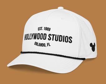 Hollywood Studios Est. 1989 Hidden Mickey Embroidered Classic Rope Hat | Subtle Disney Cap