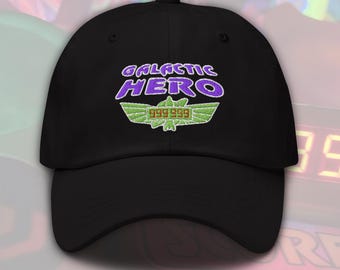 Galaktyczny Bohater 999999 Haftowana Czapka Taty | Czapka bejsbolowa Space Ranger Spin | Czapka Buzz Lightyear Ride | Subtelna odzież dla dorosłych Disney