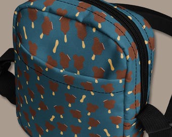Mickey Bar Ice Cream Pattern Utility Crossbody Bag | Subtle Disney