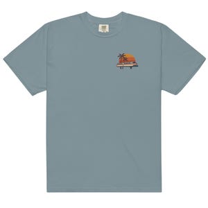 Monorail Embroidered Comfort Colors T-Shirt | Subtle Disney Tee