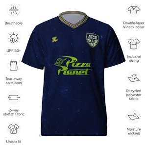 Recycled unisex sports jersey