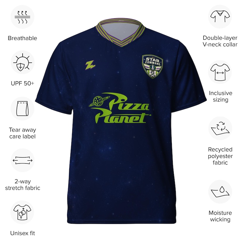 Recycled unisex sports jersey
