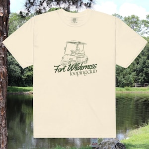 Koszulka Fort Wilderness Looping Club Comfort Colors | Koszulka Campground & Cabins Golf Cart | Subtelny Disney