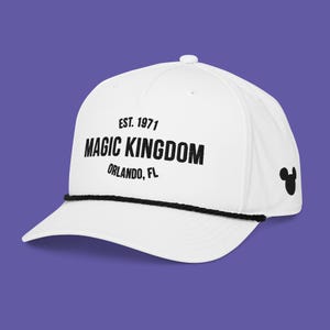 Magic Kingdom Est. 1971 Hidden Mickey Embroidered Classic Rope Hat | Subtle Disney Cap