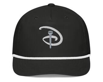Disney Golf Logo Embroidered Golf Rope Cap Subtle Disney Etsy