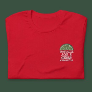 Boardwalk Joe’s Marvelous Margaritas Embroidered Shirt | Disney’s Boardwalk Resort Tee | Subtle Disney Apparel