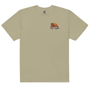 Monorail Embroidered Comfort Colors T-Shirt | Subtle Disney Tee