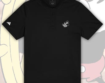 Steamboat Willie adidas Polo | Subtle Disney Golf Shirt | Mickey Embroidered Sports Polo | Premium Athletic Disney Apparel